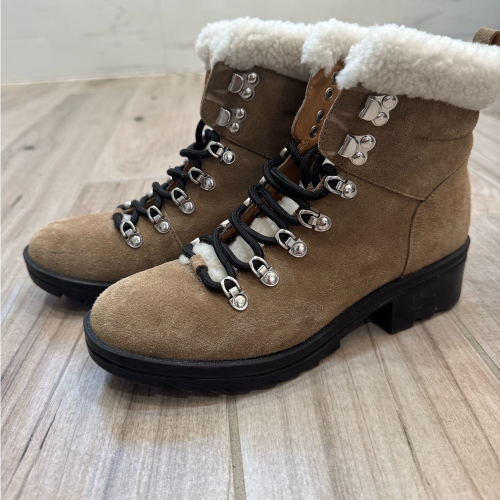 Marc Fisher Fur Trimmed Boots